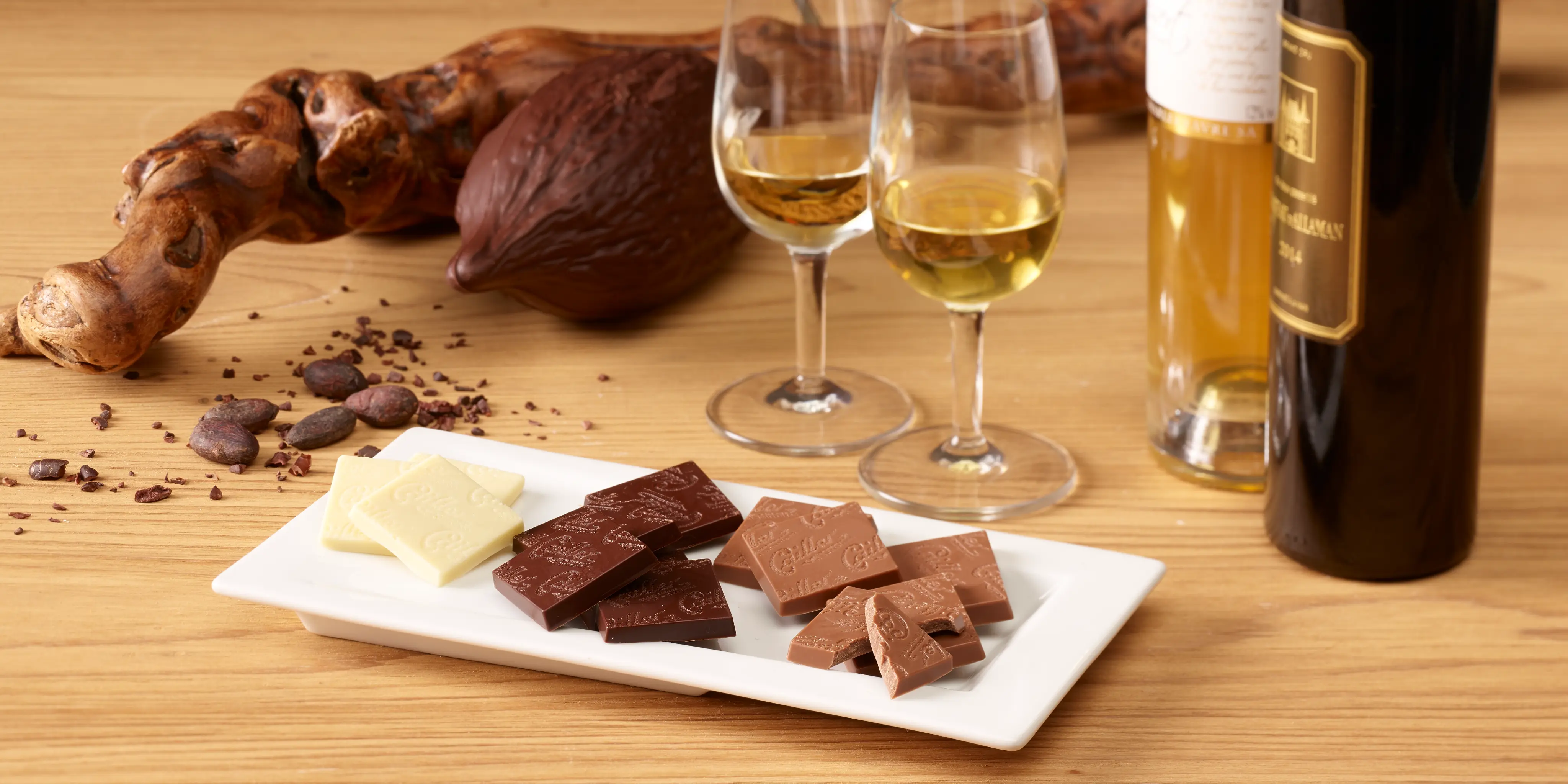 Vins doux et chocolat