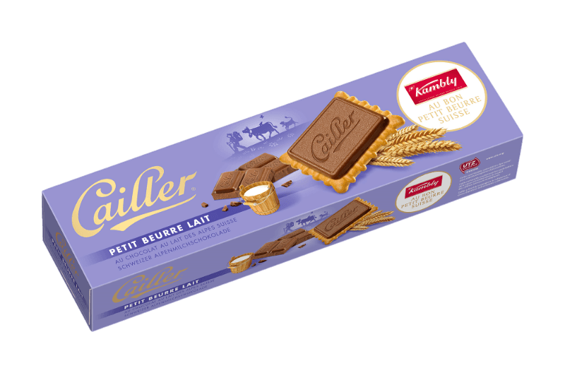 Kambly Cailler Petit Beurre with swiss milk chocolate