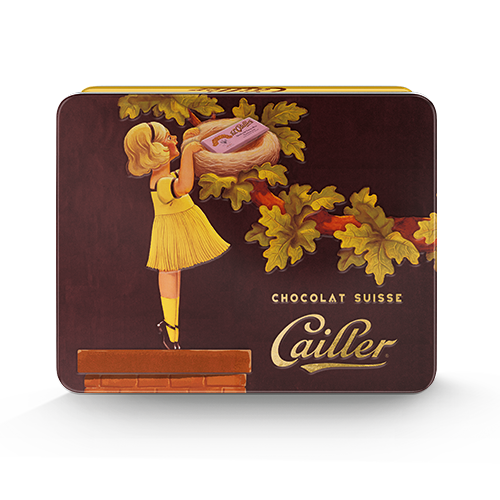 Mon Praliné Cailler metal box "Little Girl"