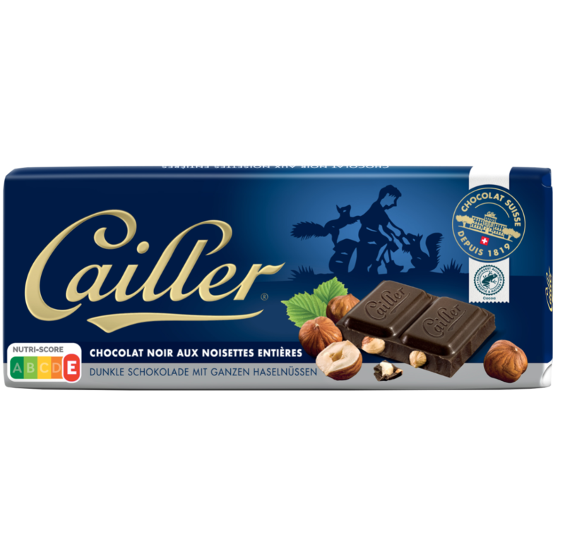 CAILLER Dunkel mit Haselnüssen 100g