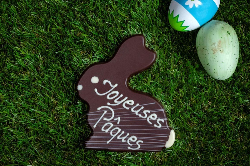 Easter bunny (dark chocolate/French)