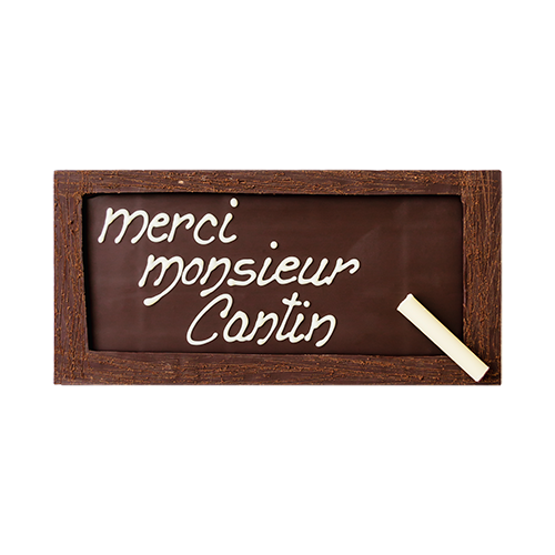 Personalized Cailler Dark chocolate Chalkboard-shaped bar