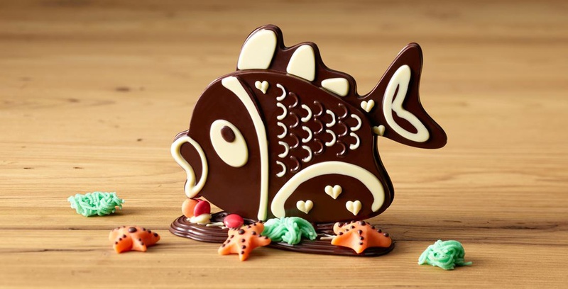 The chocolate experience for families – fish in 3D